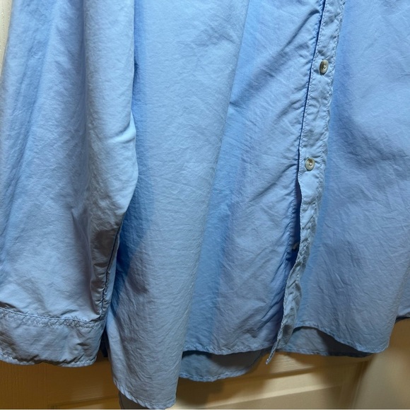 Columbia Shirt Mens XXL Blue Long Sleeve Button Up Outdoor Vented Fishing Camp - Picture 4 of 9